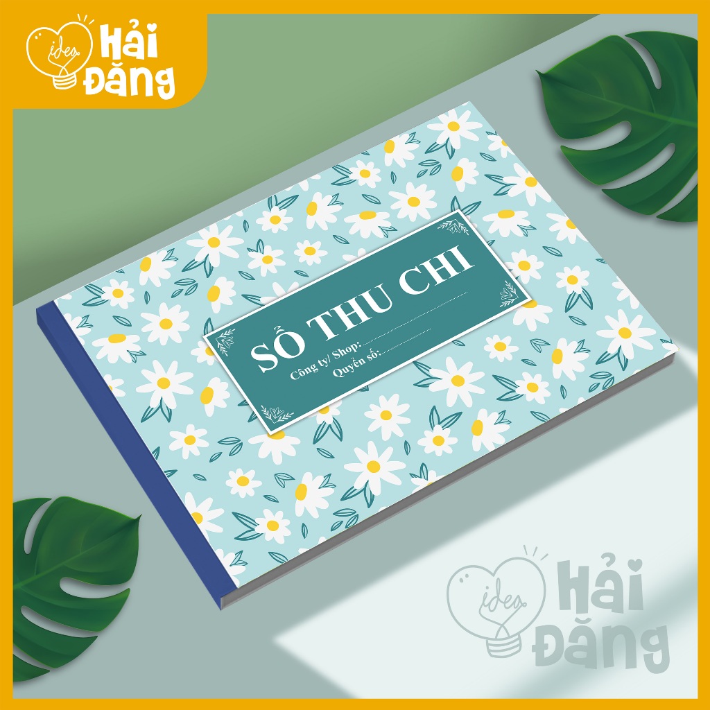 SỔ THU CHI - IN 2 MẶT - MẪU MỚI A4(ngang)