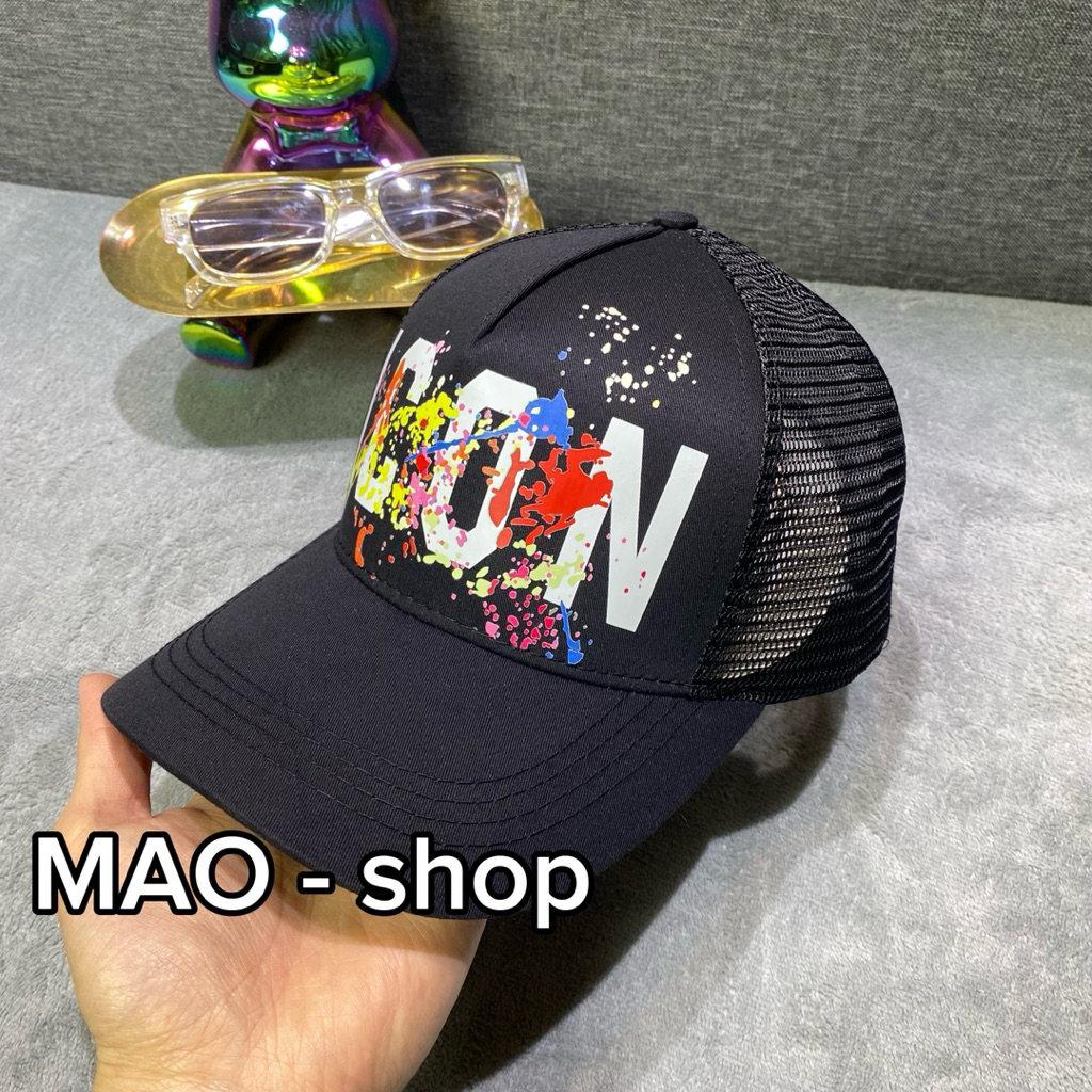 MAO s2- Mũ lưỡi trai icon vẩy sơn , phối lưới fom chuẩn đẹp , hoạ tiết vẩy sơn sắc nét