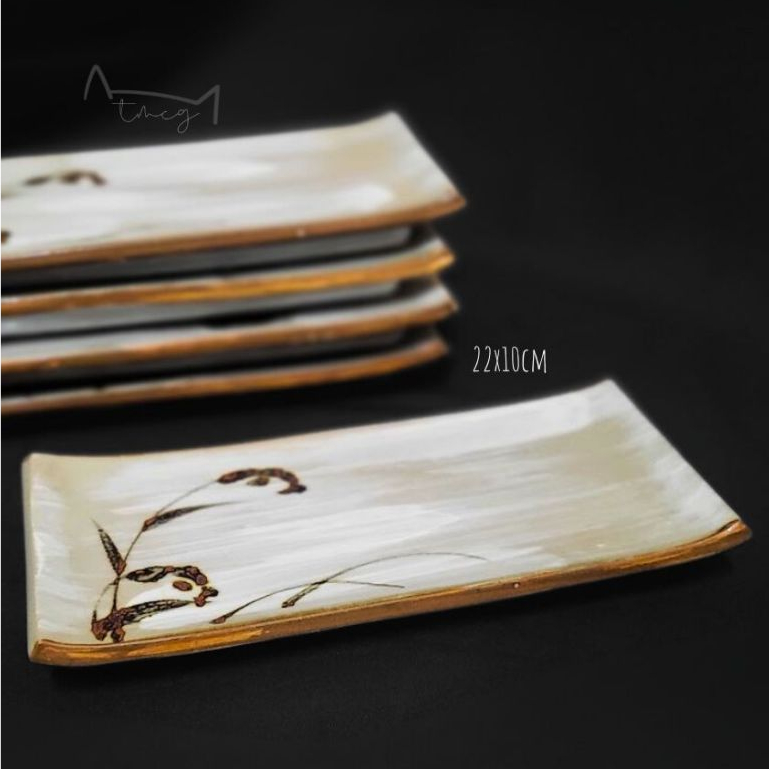 Dĩa CN | Gốm Mộc | 22x10cm