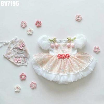 Set Body Váy Ren Dự Tiệc Cho Bé Gái Sơ Sinh 1 2 Tuổi MINTSCLOSET - BV7246