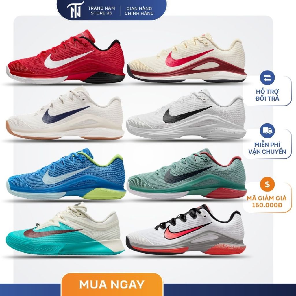 Giày Tennis, Pickleball Vapor Pro 12 Nam Nữ Các Phối Màu Hottrend Bản Chuẩn Full Box