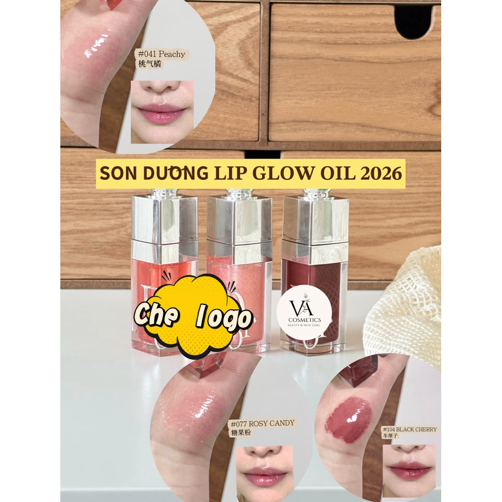 [Sẵn Tester] Son dưỡng lip glow oil new 2026