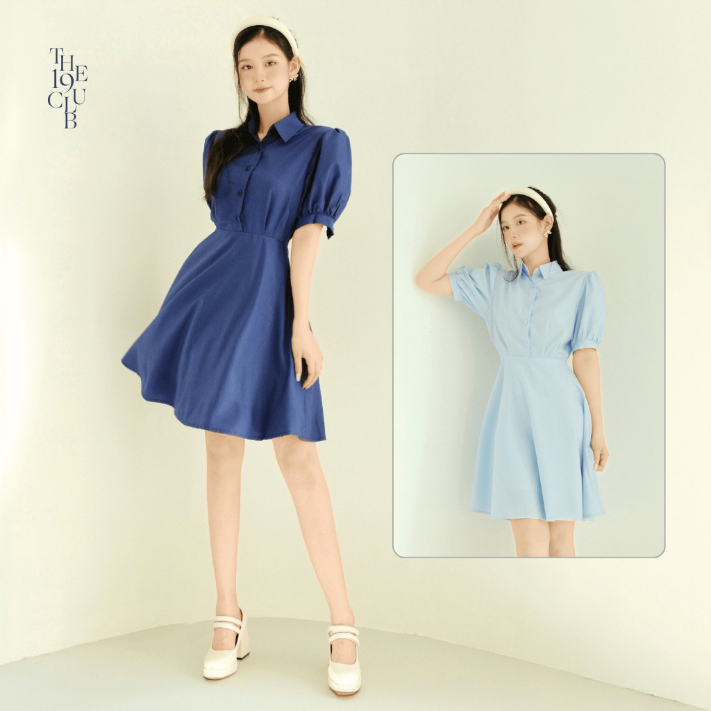 THE19CLUB - Váy cotton buộc dây eo - Riri Dress