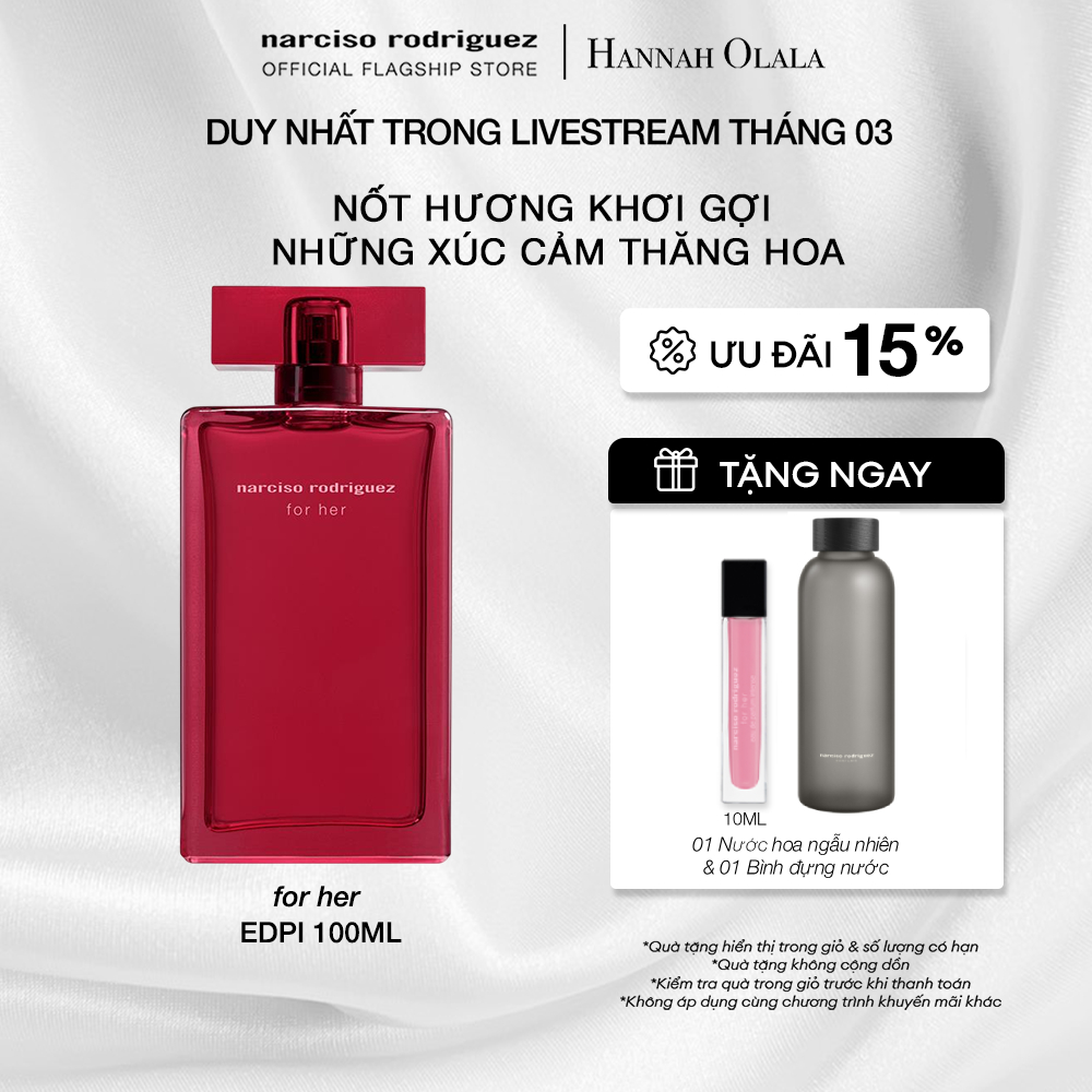 [HANNAH] Nước Hoa nữ Narciso Rodriguez For Her EDP Intense 100ml
