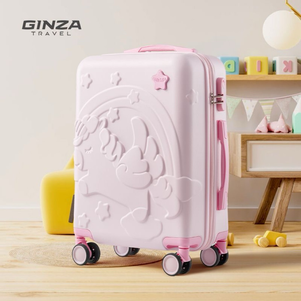Vali Ginza Cartoon Cute 2026 mới, vali xách tay cho trẻ sơ sinh và trẻ em, vali họcsinh 20 inch