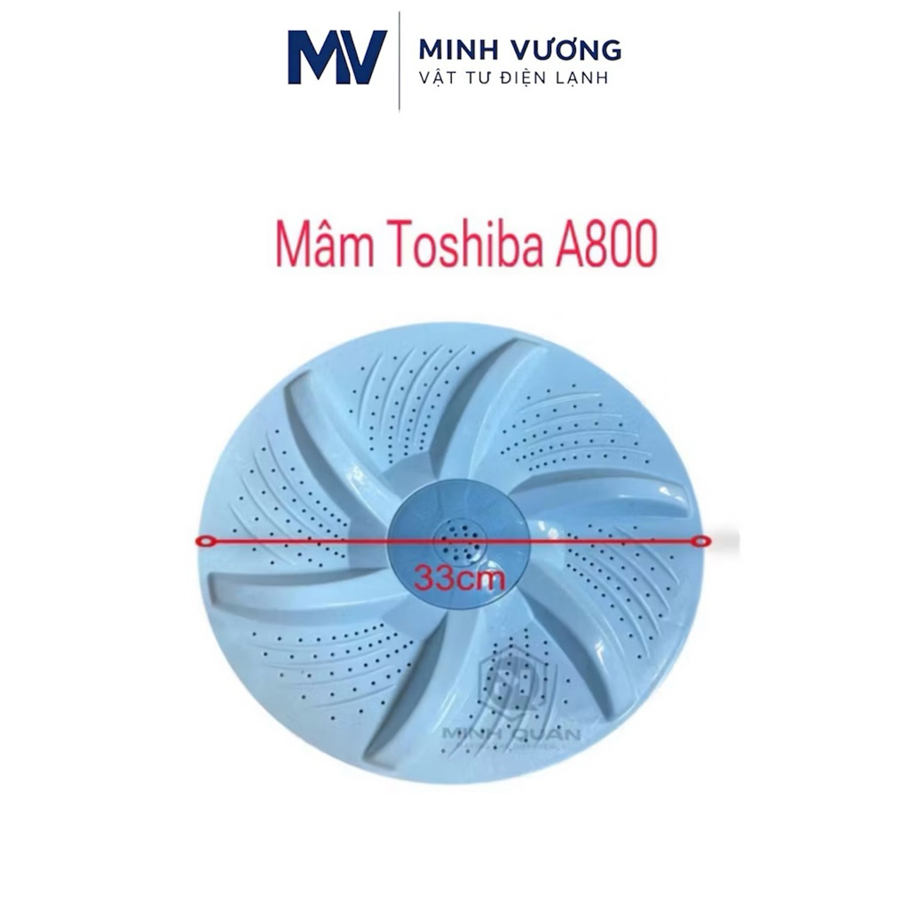 Mâm máy giặt Toshiba A800 33cm cửa trên