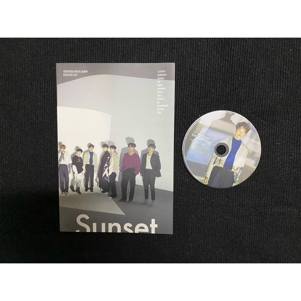 seventeen special album director’s cut đã khui seal, gồm cd Wonwoo và photobook như hình