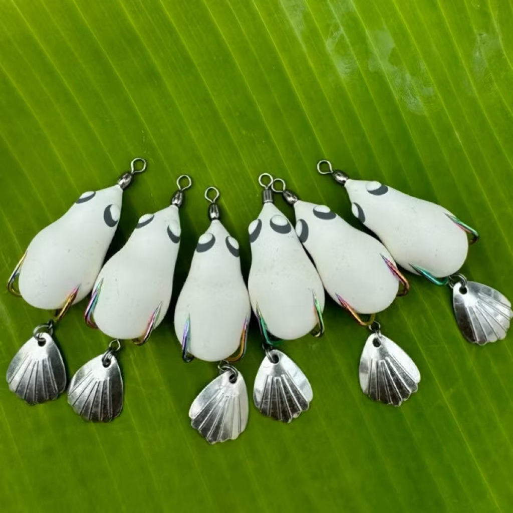 Nhái hơi F1 F2, nhái hơi câu cá lóc siêu nhạy SIZE 3,8cm