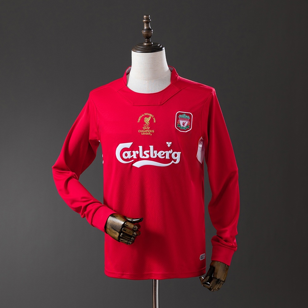 Áo Bóng Đá - Retro Liverpool - Năm 2004/2005 - Sân Nhà Tay Dài