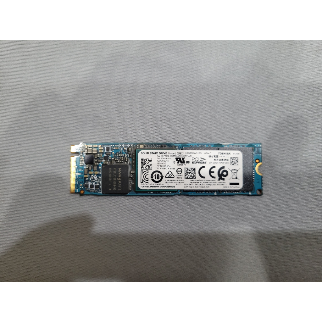 Ổ Cứng SSD Kioxia XG6 512GB M2 2280 PCIe Gen 3.0 - Controller Phison