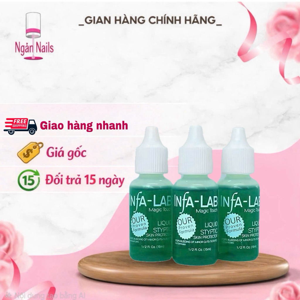 dung dịch cầm máu nail 15ml