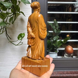 Tượng khổng minh bằng gỗ