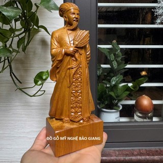 Tượng khổng minh bằng gỗ