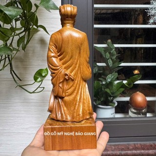 Tượng khổng minh bằng gỗ