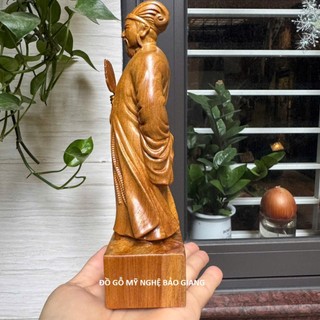 Tượng khổng minh bằng gỗ