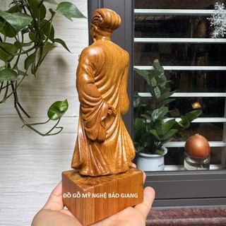 Tượng khổng minh bằng gỗ