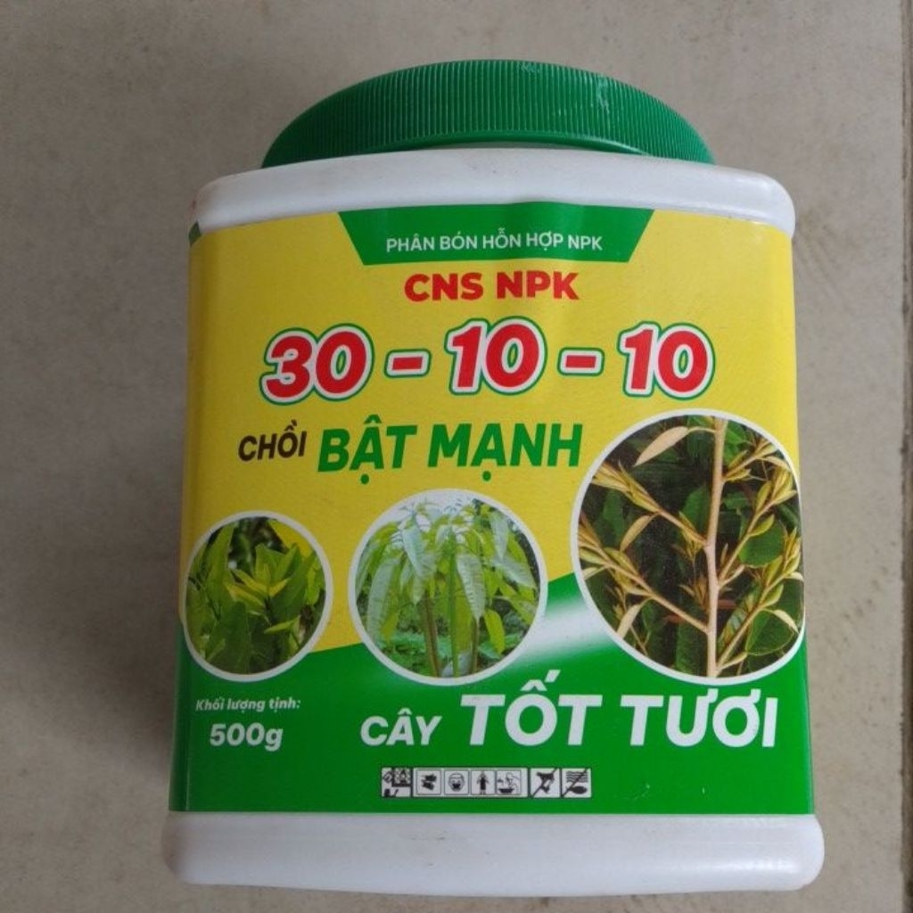 PHÂN BÓN LÁ 30-10-10 HỘP 500G