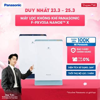 Máy lọc không khí Panasonic F-PXV35A nanoe™ X - Bộ lọc HEPA - Hàng chính hãng