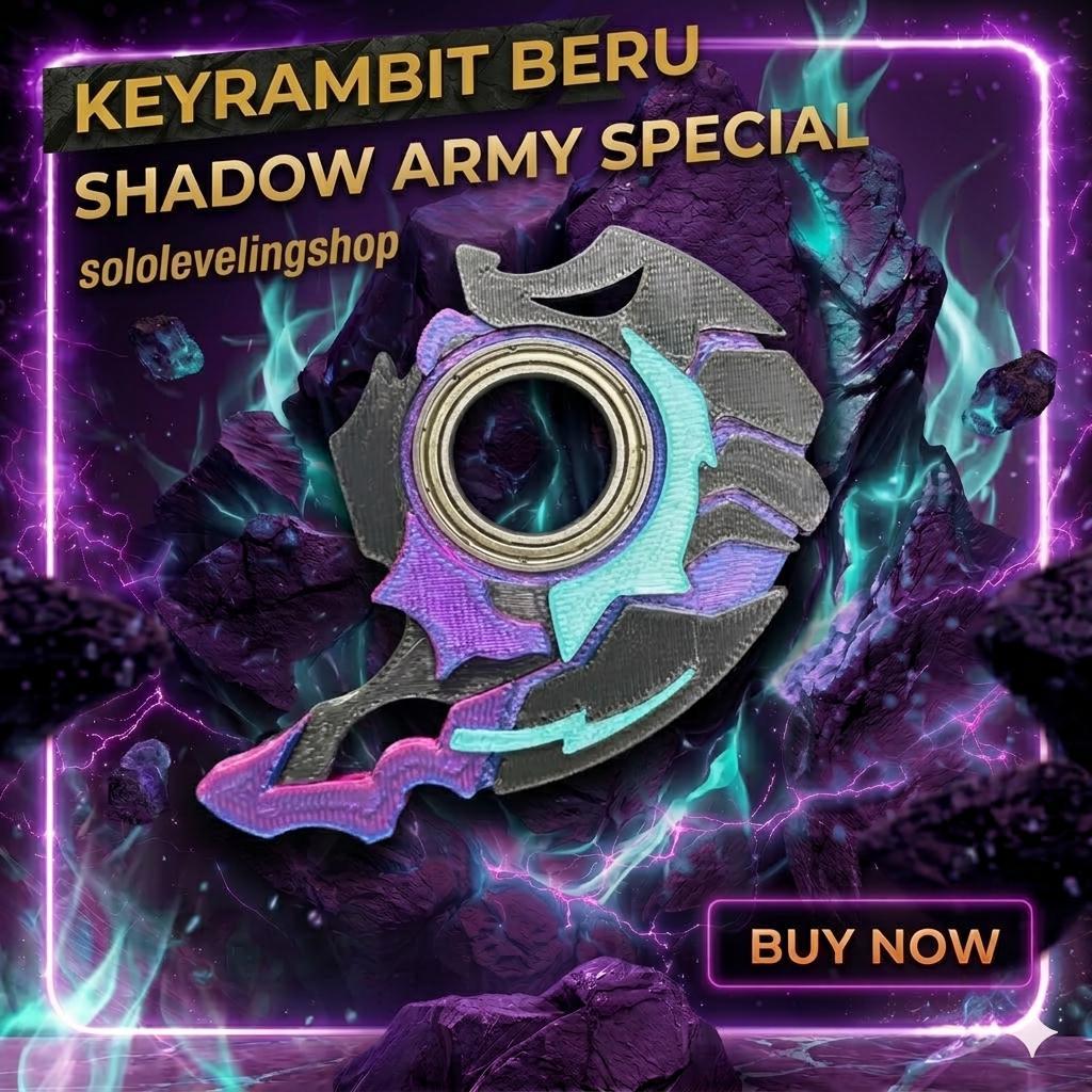 Keyrambit jiraiya, Keyrambit sololeveling, Keyrambit Siêu Anh Hùng Đa Vũ Trụ - Tặng Dầu và Móc khóa
