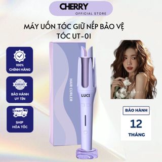 Máy uốn xoăn tóc tự động cao cấp chất liệu gốm sứ đường kính uốn 32mm-Máy uốn tóc tự động ion âm-Máy uốn tóc tự động