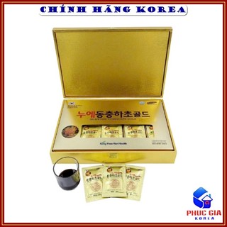 Đông trùng hạ thảo hàn quốc Goldking chính hãng hộp 60 gói x 30ml