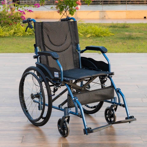 Xe Lăn Du Lịch Gấp Gọn 863 Có Phanh Tay – Tiện Lợi Cho Người Già, Người Bệnh, Du Lịch