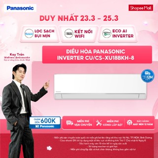[TRẢ GÓP 0%] Máy lạnh/ Điều hòa Panasonic Inverter CU/CS-XU18BKH-8 -2HP-1 chiều - ECO AI