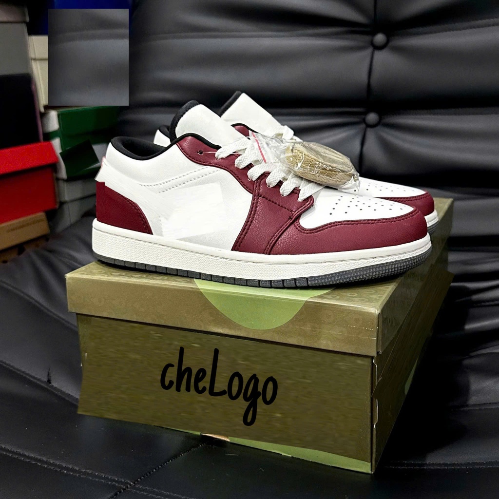 (Tặng Kèm Hộp Bảo Vệ) giày jd1 low nam nữ size 36>43, giày jd nam nữ bản c.cấp full box