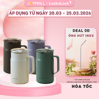 Ly Giữ Nhiệt LocknLock Metro Ceramic Mug LHC4282_C 600ml, Hàng Chính Hãng, Thép Phủ Sứ - JoyMall