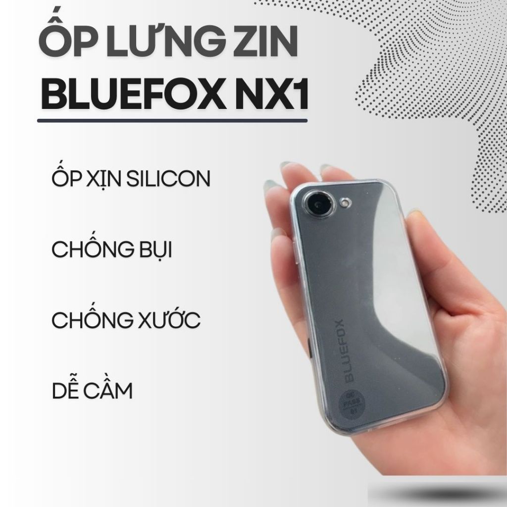 Ốp Lưng Bluefox NX1 -  TPU Mềm Silicon - Ốp Lưng Zin 2026