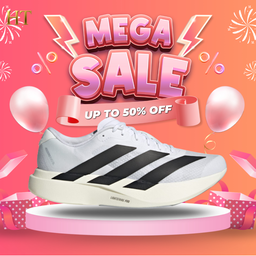 [HÀNG CHÍNH HÃNG] Giày Adidas Adizero Evo SL Pickleball, Chạy Bộ, Bóng Chuyền, Gym