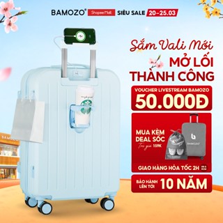 Vali Du Lịch Bamozo Thời Trang Size 20/24 Chất Liệu Nhựa ABS 3 Lớp Bền Đẹp_8812