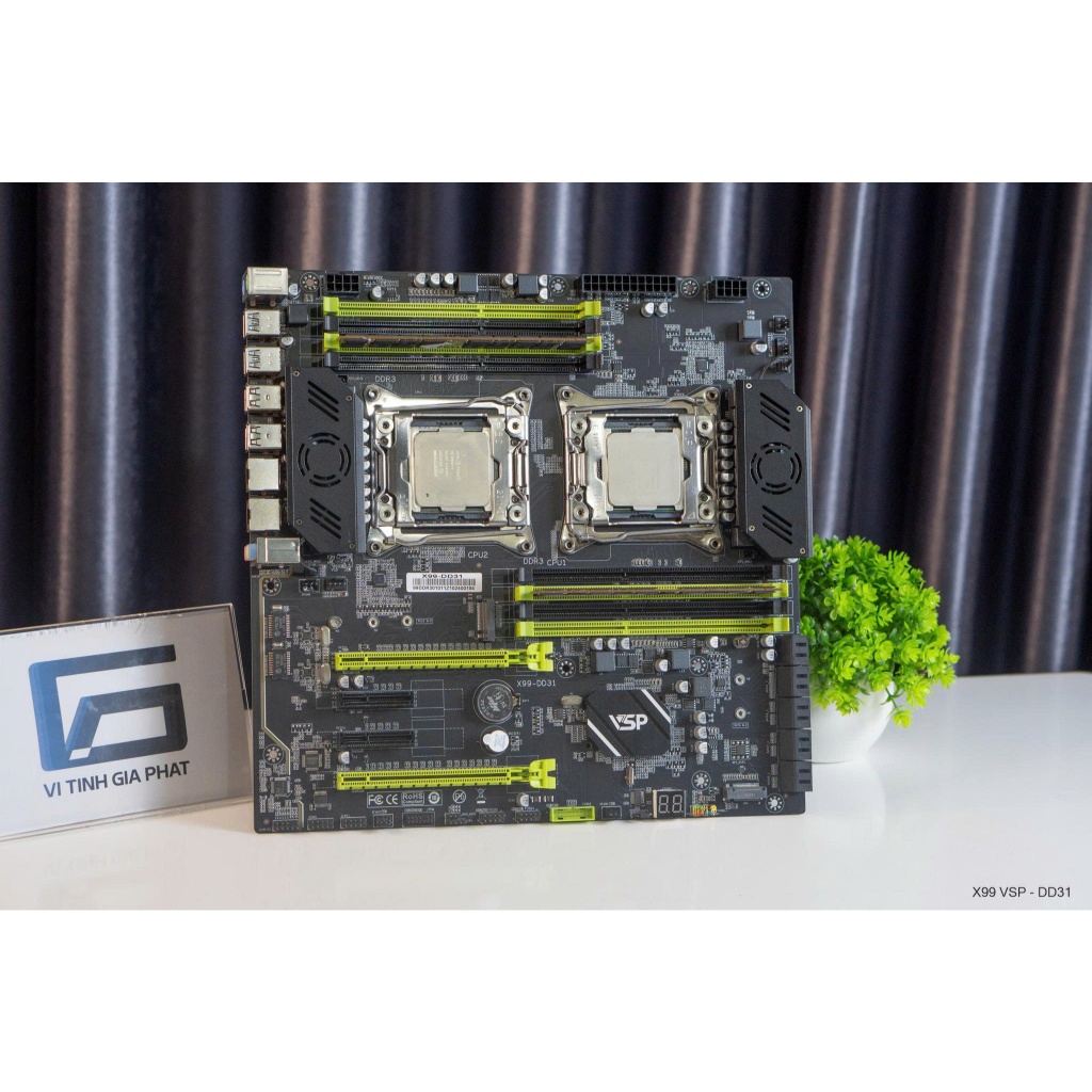 Combo Main Dual Xeon X99 DDR3 + 2676 V3 / 2686 V4 / 2696 V3 + Ram3 32GB Bảo hành 03 Tháng