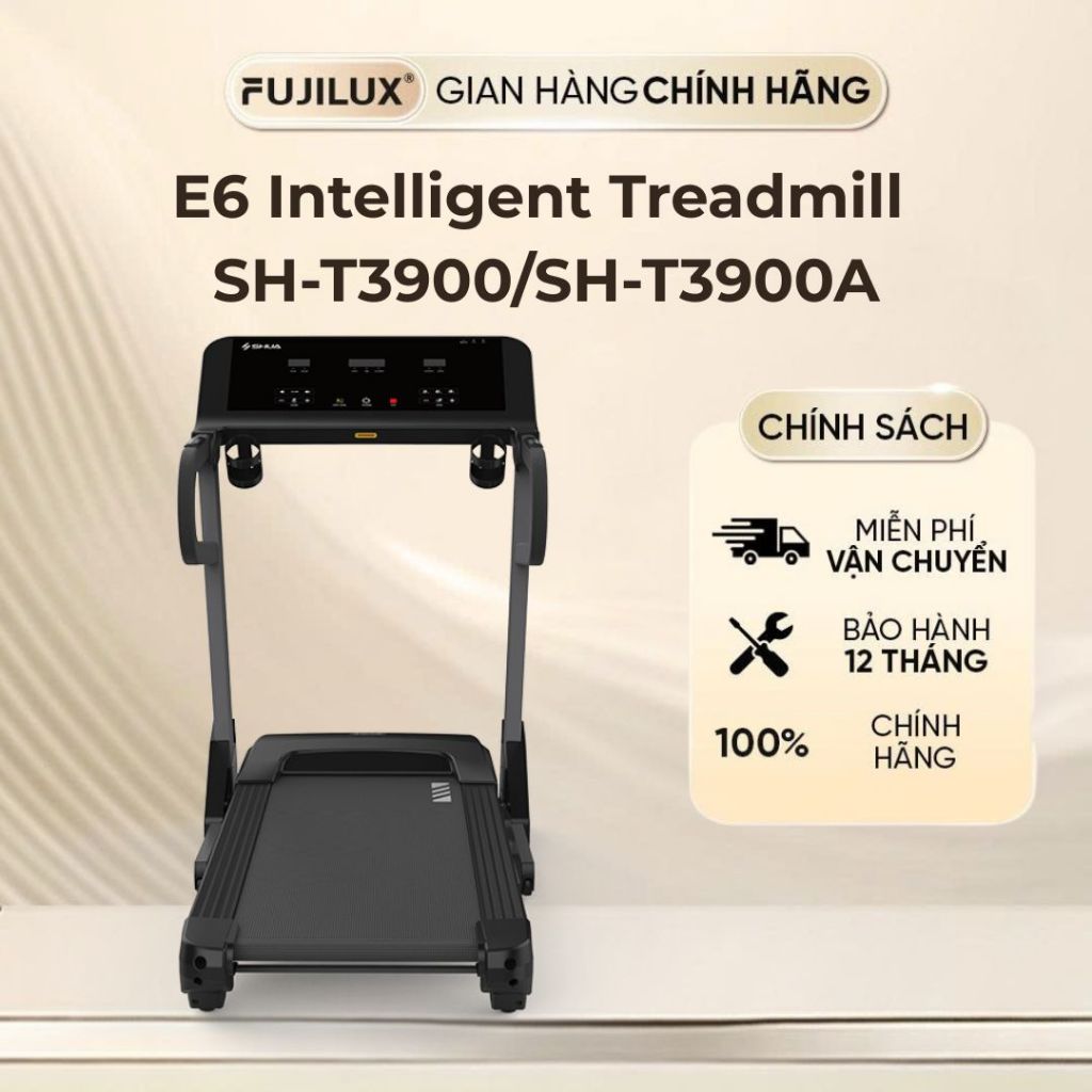 Máy chạy bộ gia đình Shua E6 SH-T3900/T3900A màn hình LED & Bluetooth