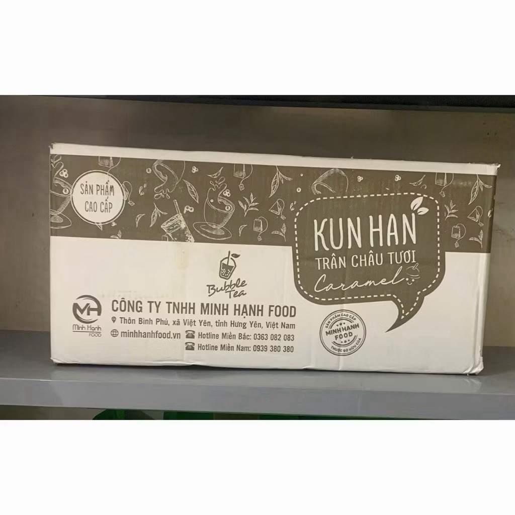 Nguyên Thùng 18KG Trân Châu Đen KunHan Loại 3KG