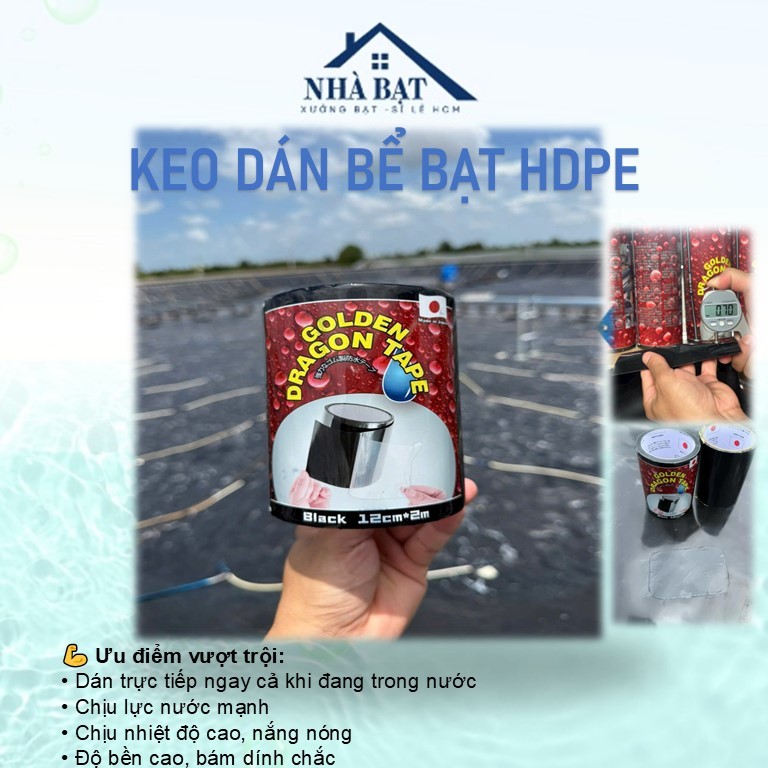 [BÁN LẺ] Keo dán bạt HDPE, keo dán cao cấp Golden Dragon chuyên dùng cho bạt HDPE, Keo dán bạt HDPE 