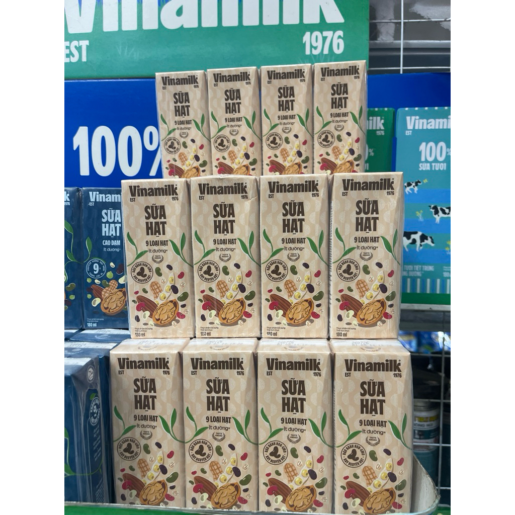Sữa Vinamilk 9 loại hạt 180ml