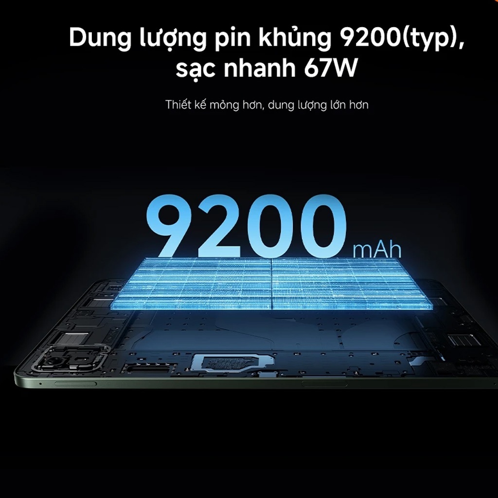 Máy tính bảng Xiaomi Pad 8 Pro 8GB +128GB | Pin 9200mAh |Màn hình 3.2K 144Hz | Vi xử lý Snapdragon 8 Elite | BigBuy360 - bigbuy360.vn