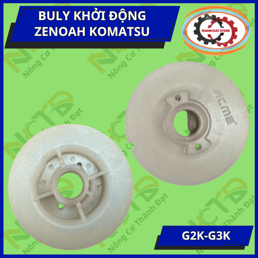 BULY . ( Bánh Giật ) . Khởi Động . Máy Cắt Cỏ  ZENOAH KOMATSU G2K G3K