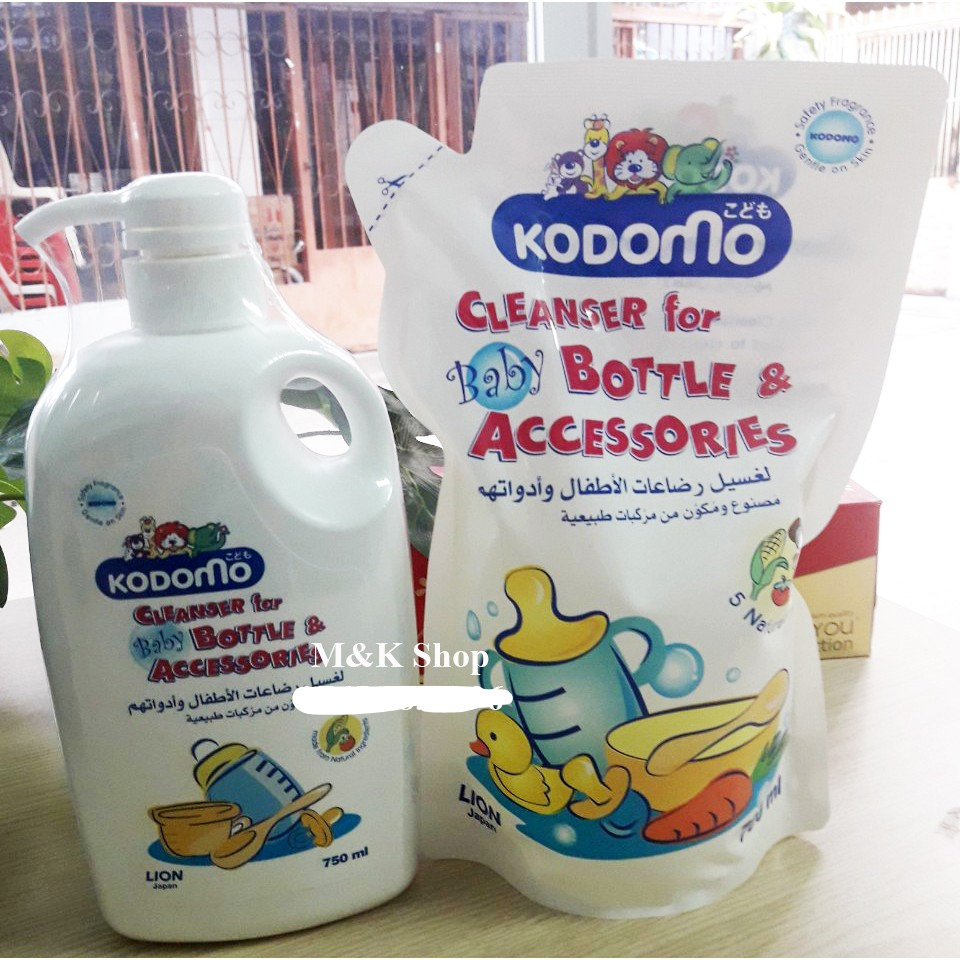 NƯỚC RỬA BÌNH SỮA KODOMO Thái Lan