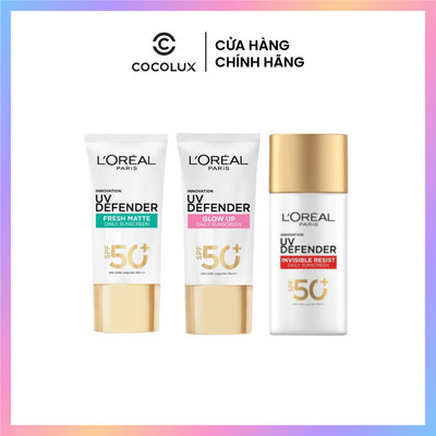 Kem Chống Nắng Loreal Paris UV Defender Thoáng Mịn Da 50ml