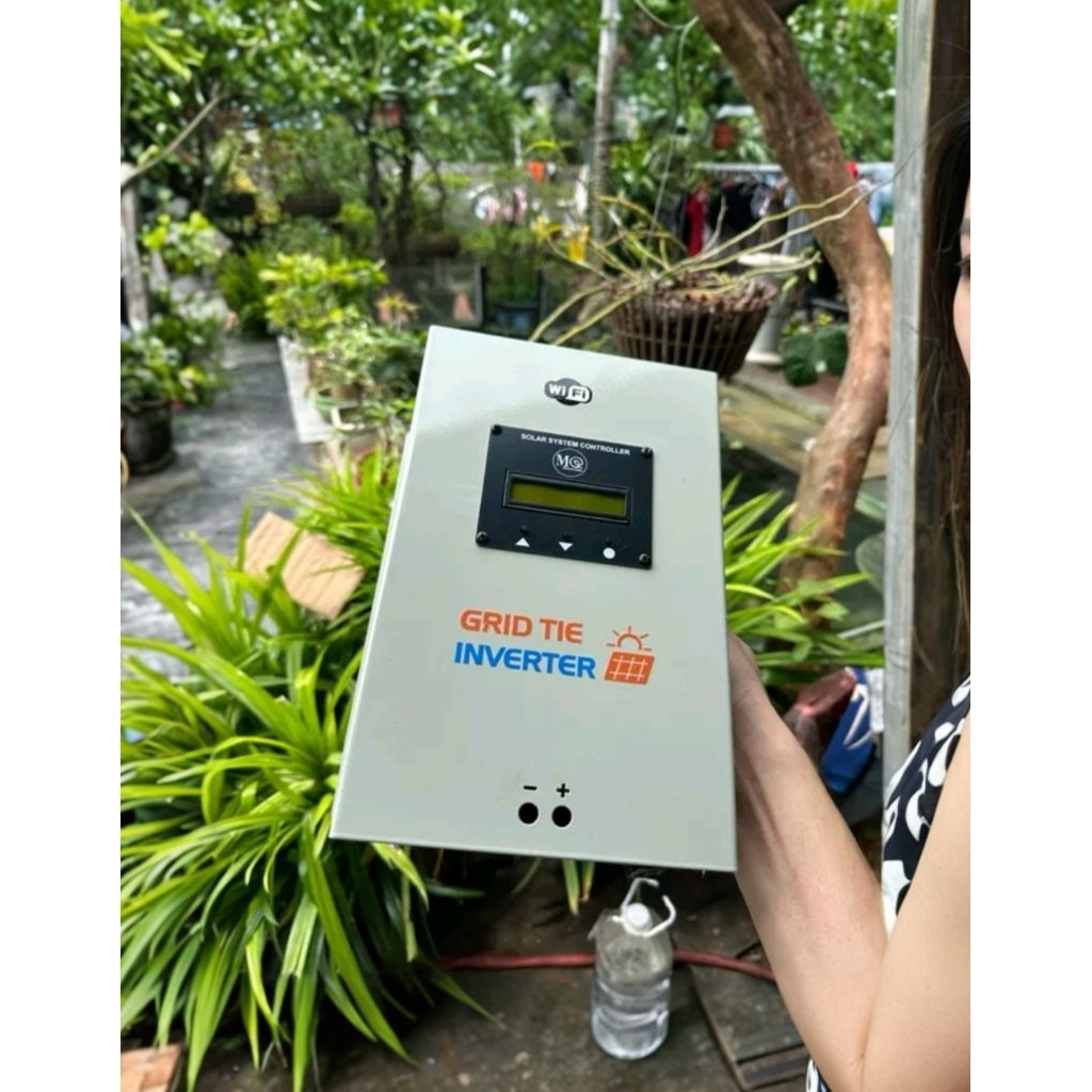 Hòa lưới bám tải 12/24/48v/2000w Mạnh Quân, tặng kèm Citi dời và dây AC 220v....