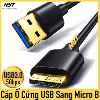 Cáp Đọc Ổ Cứng 5Gbps & Sạc Micro USB B Dài 0.5M - 2M NYT