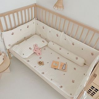 ( Sẵn Hàng ) Giường gỗ em bé,có nhiều kích thước phù hợp giường bố mẹ, cũi cho bé ghép cạnh Hona