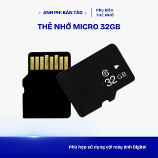 Thẻ nhớ 32GB, Anh Phi Bán Táo, Dạng Micro SD TF TỐC ĐỘ 95MB/S - Bảo Hành 1 Năm