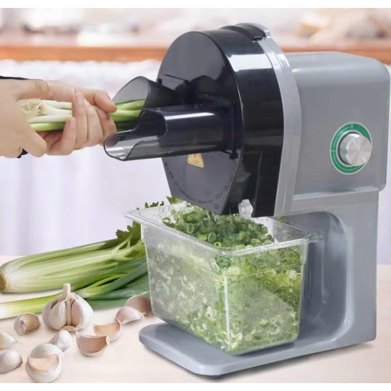 Máy cắt rau củ bằng điện, máy thái tỏi công nghiệp, máy cắt hành lá, máy cắt rau củ đa năng, máy nghiền tự động, máy chế