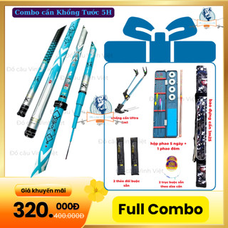 [Sale] Full Combo Cần Câu Tay Gama FX Khổng Tước F1  5H Fishing Đi Câu