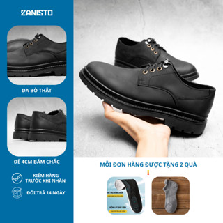 Giày Da Nam Doctor CS311 ZANISTO Da Microfiber Cao Cấp Đế Cao Su Non Tăng Chiều Cao 3,5cm Đi Êm Dễ Phối Đồ