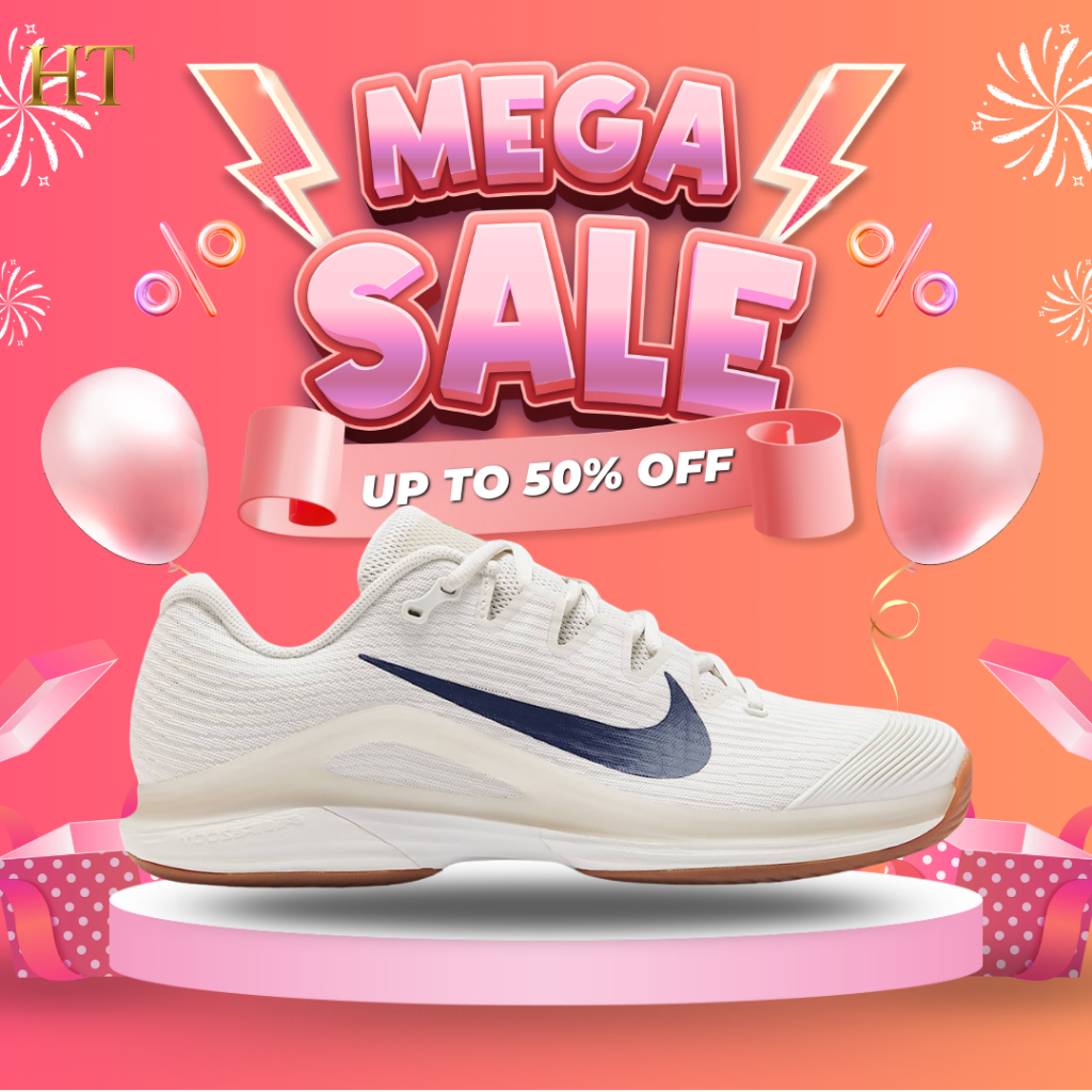 [HÀNG CHÍNH HÃNG] Giày Sneaker Court Air Zoom Vapor 12 Tennis Pickleball Bóng Chuyền Chạy Bộ