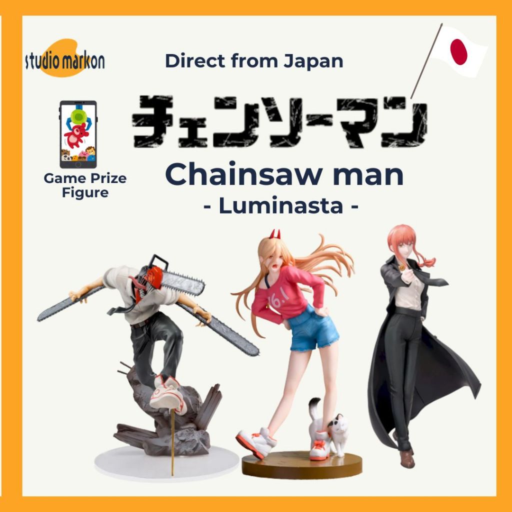 SEGA Chainsaw Man ""Luminasta"" Chainsaw man / Power / Makima Figure 20260306 [Direct from Japan]